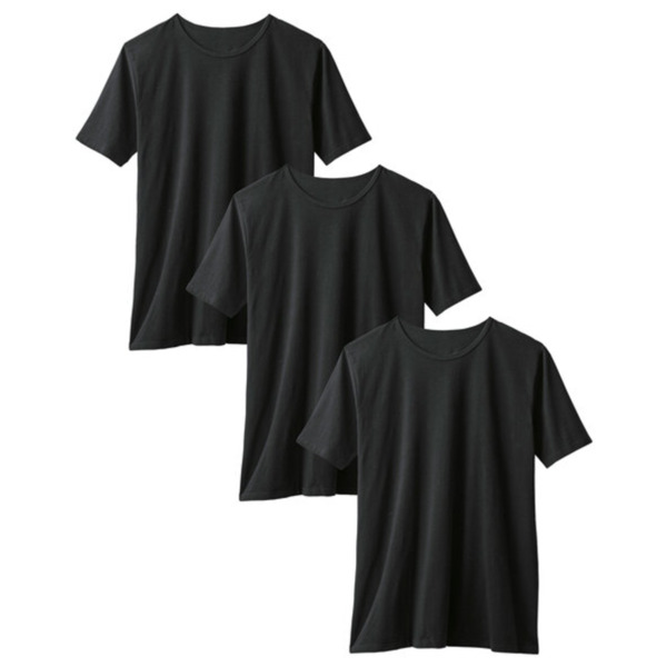Bild 1 von T-Shirts, schwarz, M, 3er Set