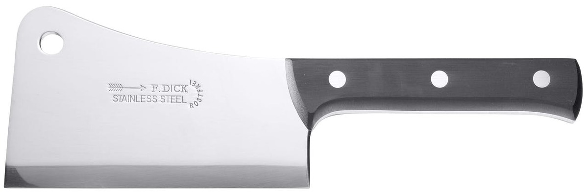 Bild 1 von F. Dick Kotelett- und Großküchenspalter, Stahl, 18 cm, schwarz