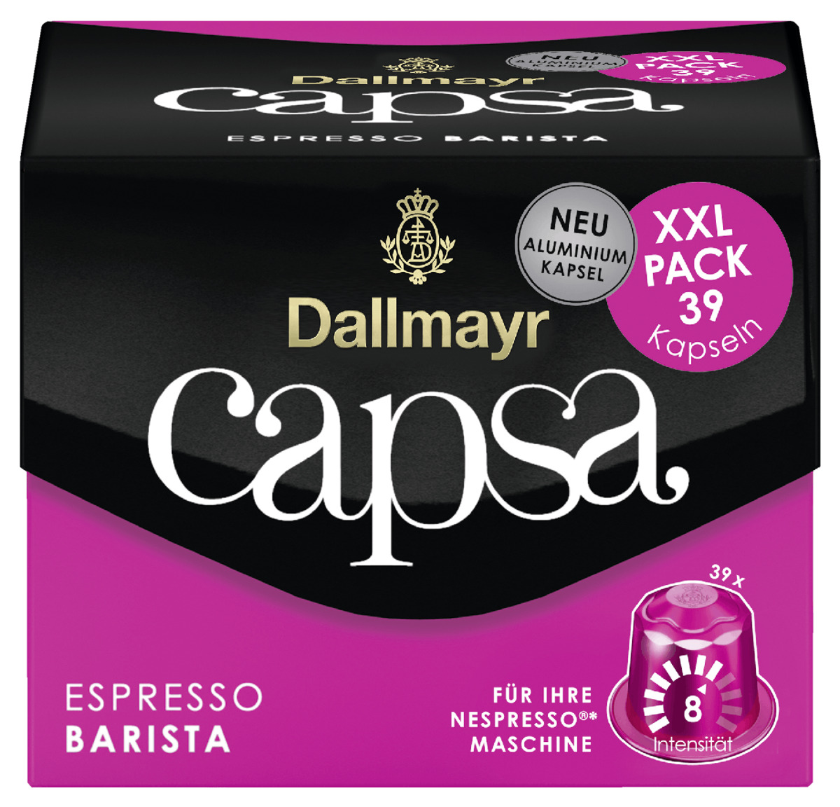 Bild 1 von Dallmayr XXL Nespresso Kaffeekapseln Espresso Barista (218 g)