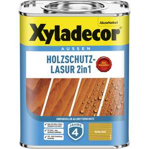 Xyladecor - 
            Xyladecor Holzschutzlasur 2in1 eichefarben hell 0,75 l