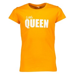 Kinder-T-Shirt Kurze Ärmel, Orange, 110/116