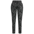 Bild 1 von Damen Jogpants mit Allover-Muster SCHWARZ