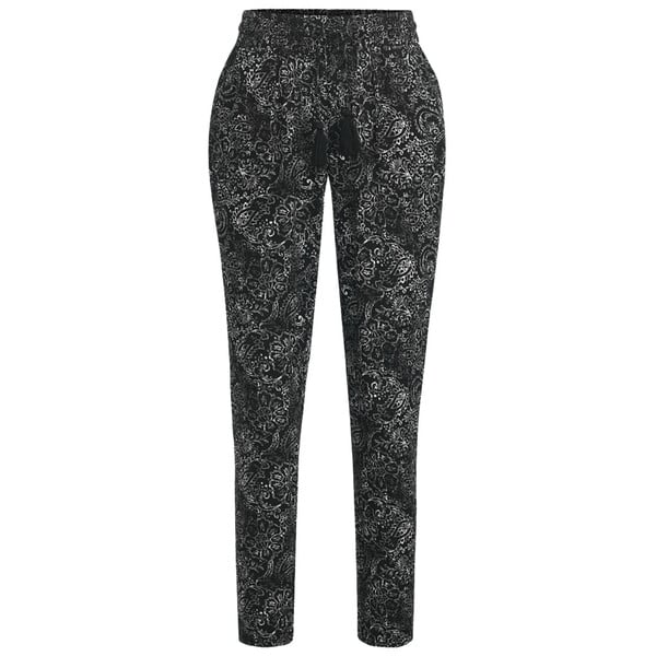 Bild 1 von Damen Jogpants mit Allover-Muster SCHWARZ