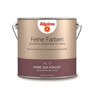 Alpina - 
            Alpina Wandfarbe 'Feine Farben' No. 17 'Farbe der Könige', purpur, 2,5 l