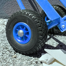 Bild 4 von Kraft Werkzeuge Sackkarrenrad "pannensicher", Rad schwarz/ Felge blau