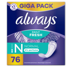 ALWAYS Daily Fresh Giga Pack*
