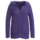 Bild 1 von Damen Strickjacke mit Kapuze VIOLETT