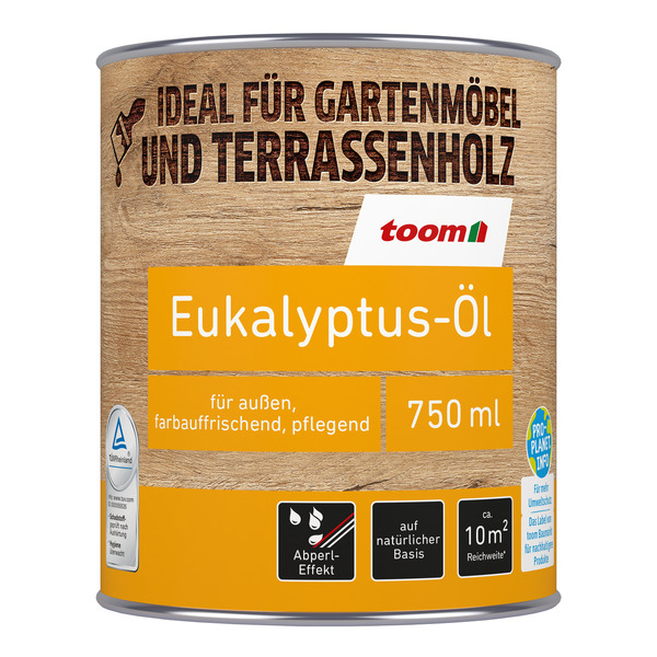 Bild 1 von toom Eukalyptus-Öl Naturbasis 750 ml