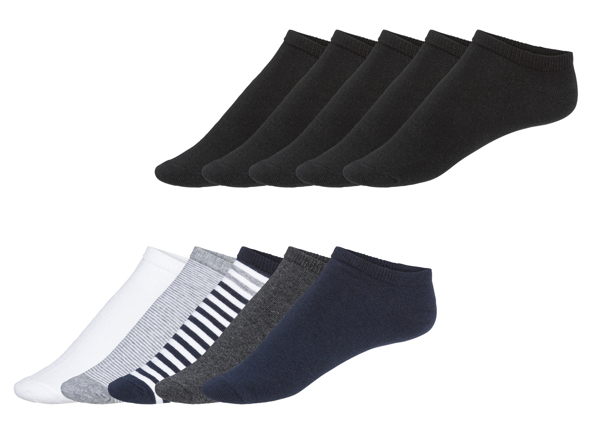 Bild 1 von LIVERGY® Herren Sneakersocken, 5 Paar, hoher Baumwollanteil