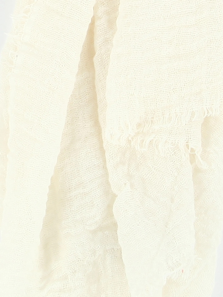 Bild 2 von Damen Crashtuch mit Fransen
                 
                                                        Weiß