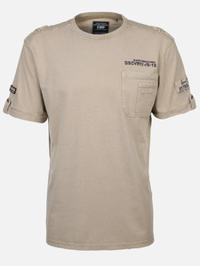 Herren T-Shirt im Cargostyle
                 
                                                        Braun