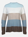 Bild 1 von Damen Strickpullover "Cashmere-Like" mit Streifen
                 
                                                        Blau