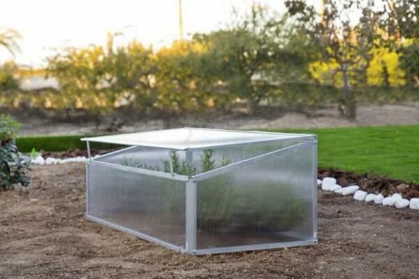 Bild 3 von GARTEN Frühbeet aus Aluminium 100 x 60 x 30/40 cm