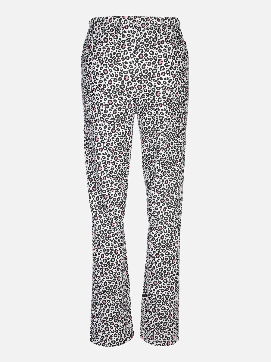 Bild 2 von Damen Schlafhose mit Leoprint
                 
                                                        Weiß