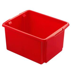 BRB Dreh- und Stapelbehälter, Inhalt 32 Liter, rot (10er Set)