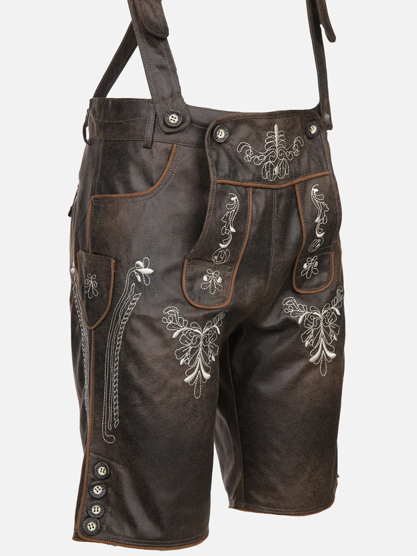 Bild 3 von Herren Trachtenshorts in Lederoptik
                 
                                                        Braun