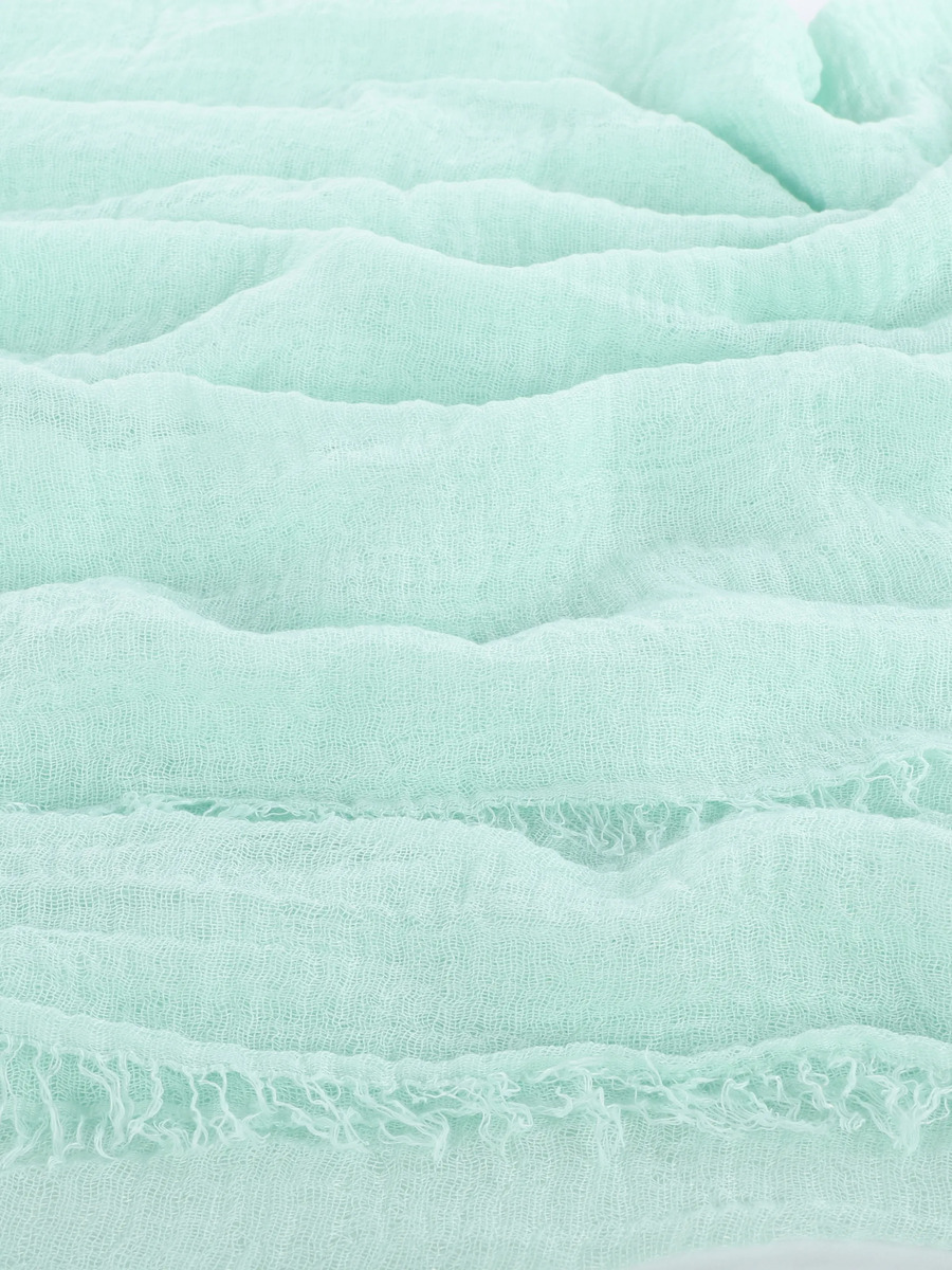 Bild 2 von Damen Crashtuch mit Fransen
                 
                                                        Türkis