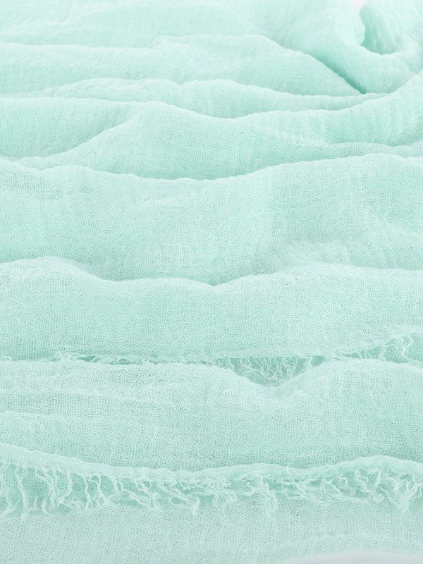 Bild 2 von Damen Crashtuch mit Fransen
                 
                                                        Türkis