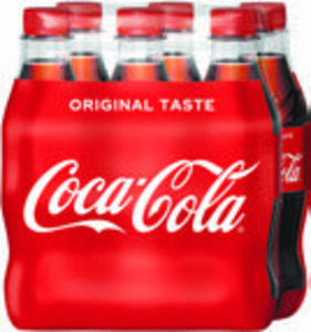 Coca-Cola oder Coca-Cola Zero 6 x 0,33 Liter