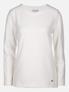 Damen Jaquard Shirt mit Ripp-Struktur
                 
                                                        Weiß