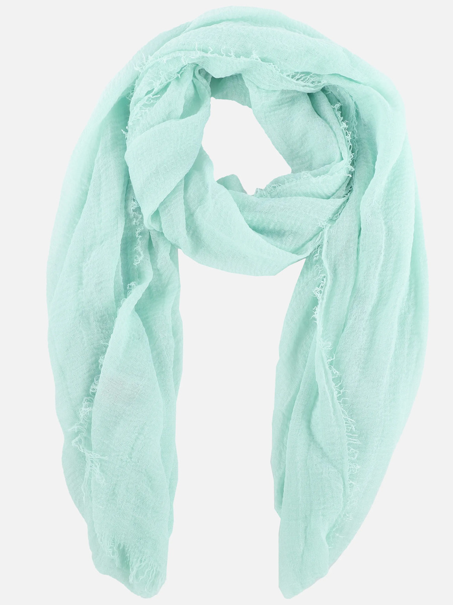 Bild 1 von Damen Crashtuch mit Fransen
                 
                                                        Türkis