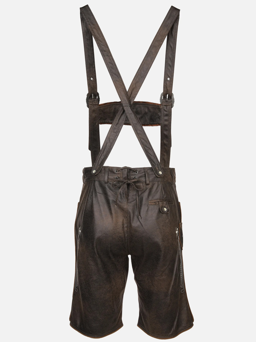 Bild 2 von Herren Trachtenshorts in Lederoptik
                 
                                                        Braun