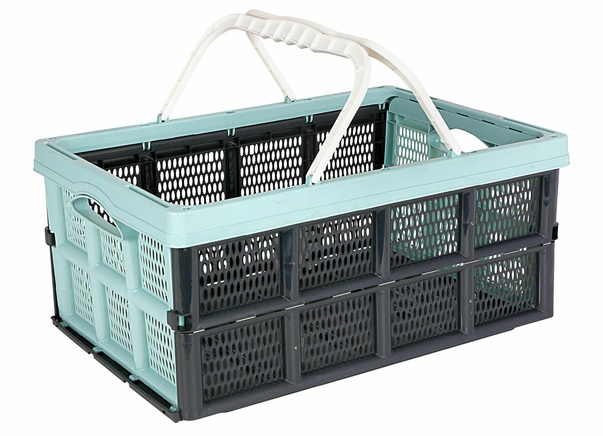 Bild 1 von Klappbarer Einkaufskorb  mit Tragebügel