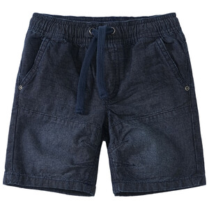 Jungen Shorts mit feinem Karomuster DUNKELBLAU