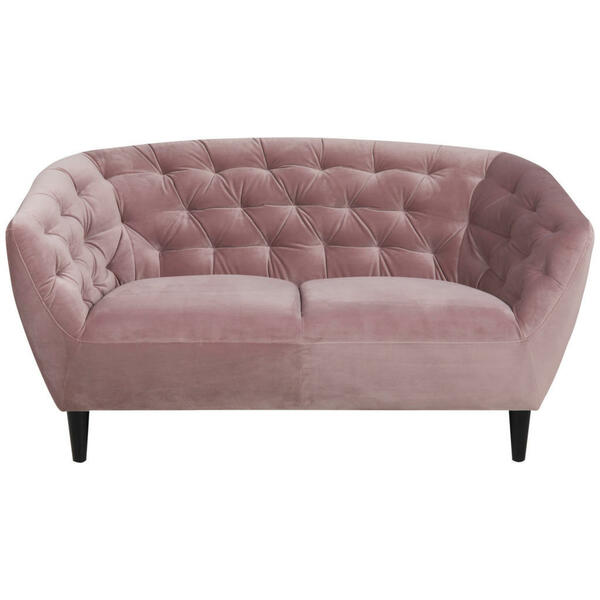 Bild 1 von Ambia Home ZWEISITZER-SOFA Samt Rosa