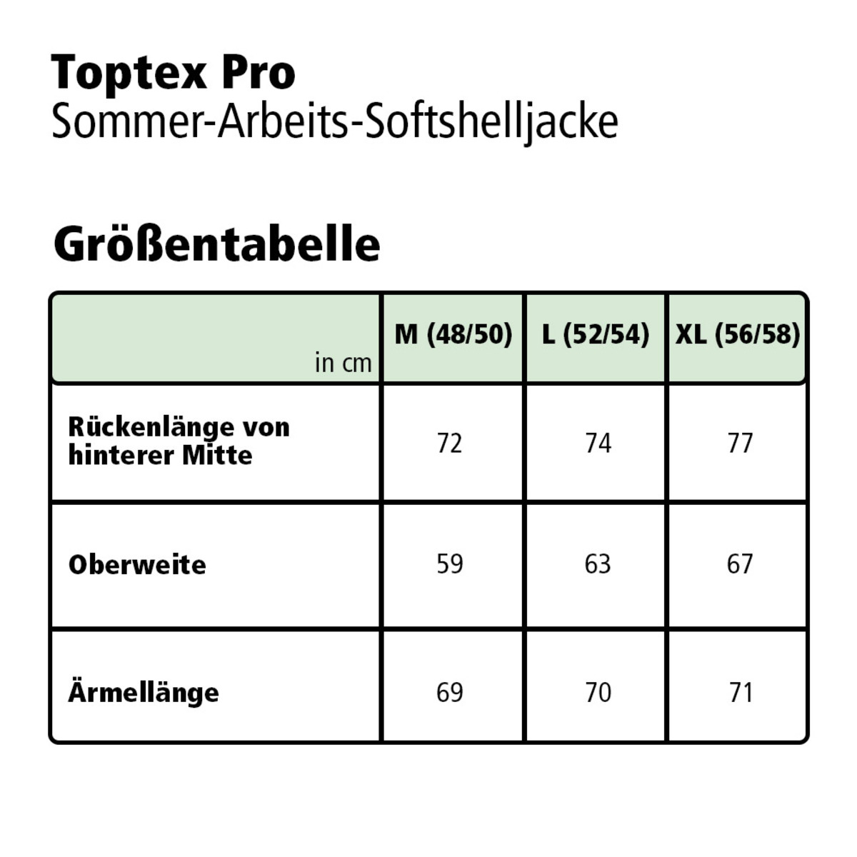 Bild 2 von Toptex Pro Sommer-Softshell-Arbeitsjacke für Herren