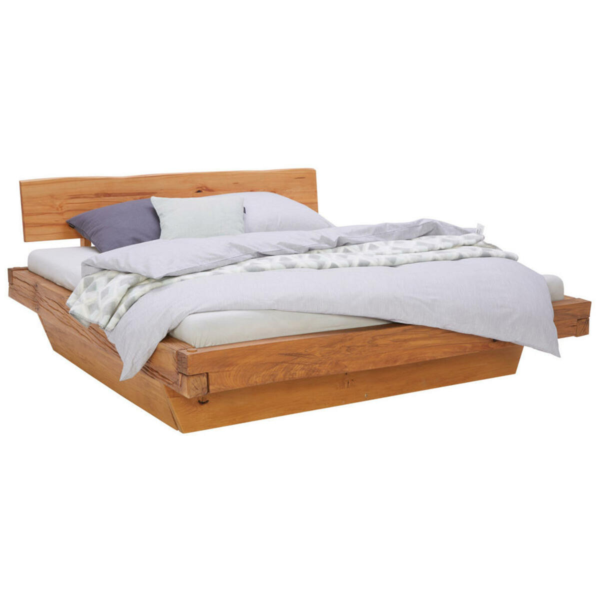 Bild 1 von Linea Natura BALKENBETT Buche massiv 180/200 cm, Braun