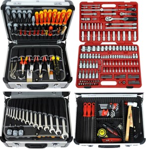 FAMEX 414-20 Alu Werkzeugkoffer Set