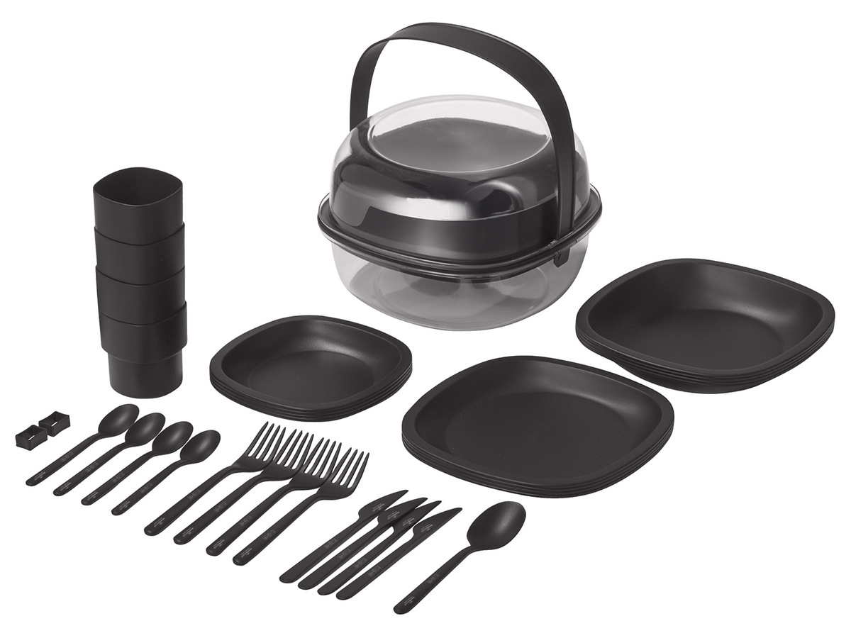 Bild 1 von Rocktrail Geschirr Camping 33tlg. Set