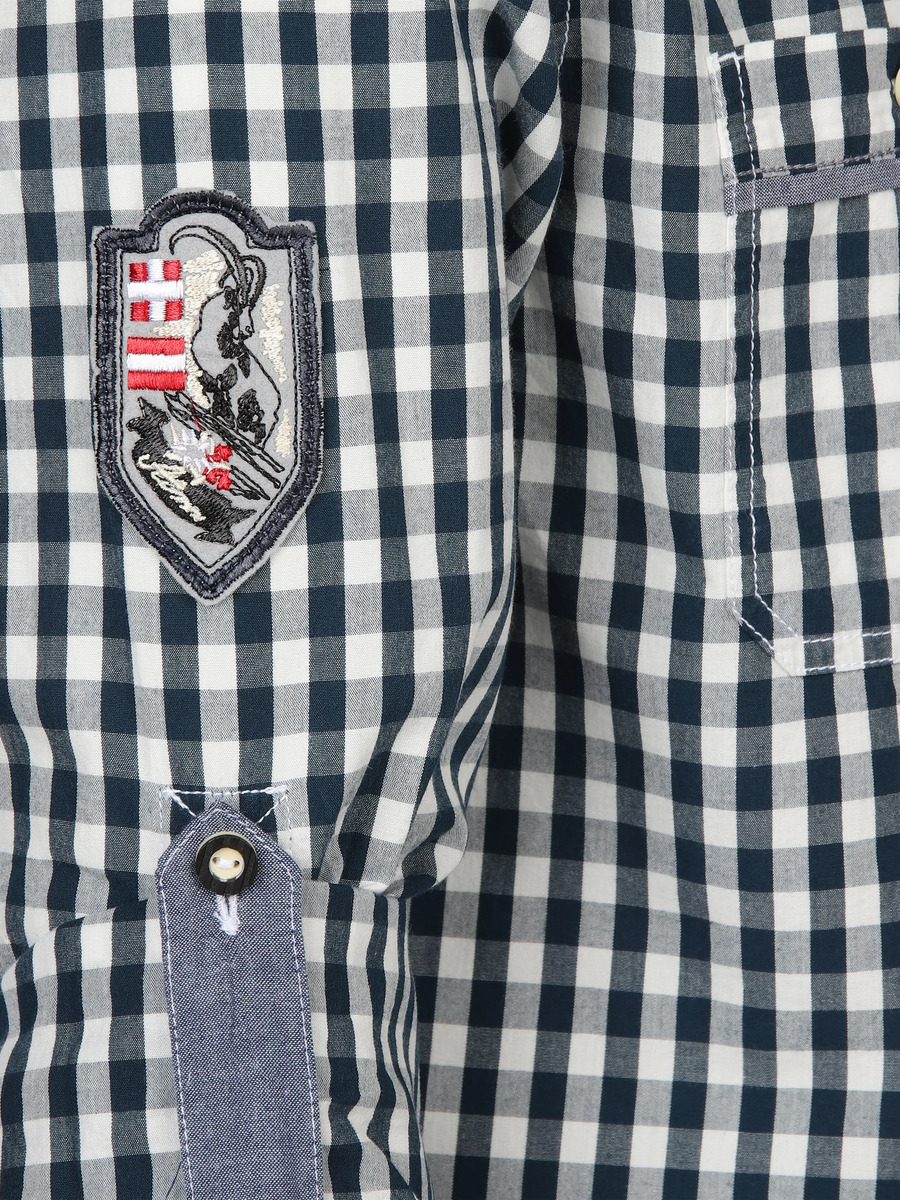 Bild 4 von Herren Trachtenhemd im Karo-Look
                 
                                                        Blau
