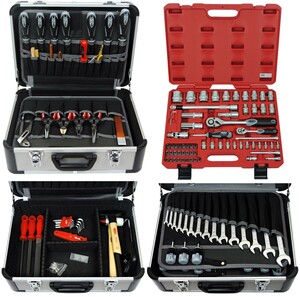FAMEX 420-21 Alu Werkzeugkoffer Set