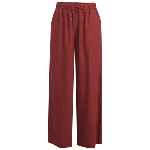 Bild 1 von Damen Culotte mit Leinenmix DUNKELROT