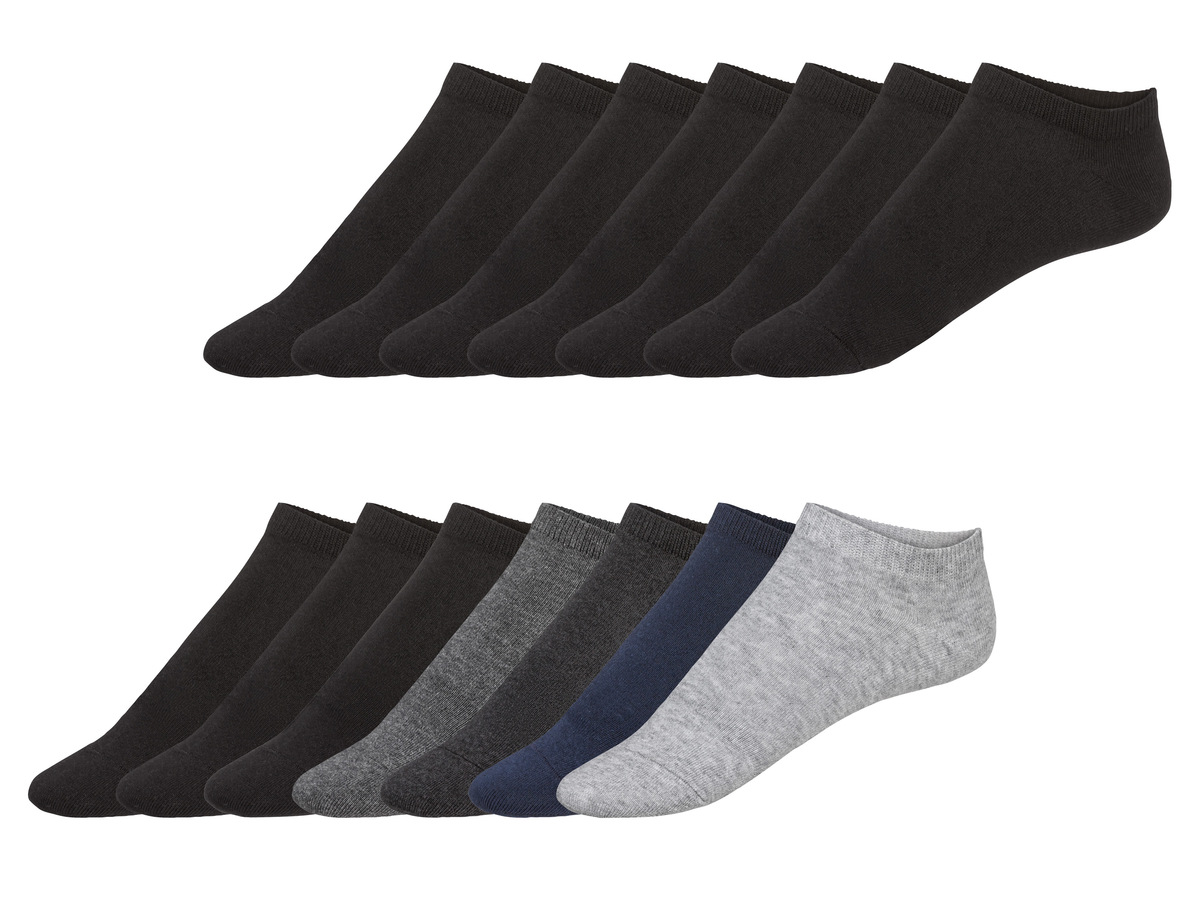 Bild 1 von LIVERGY® Herren Sneakersocken, 7 Paar, mit hohem Bio-Baumwollanteil