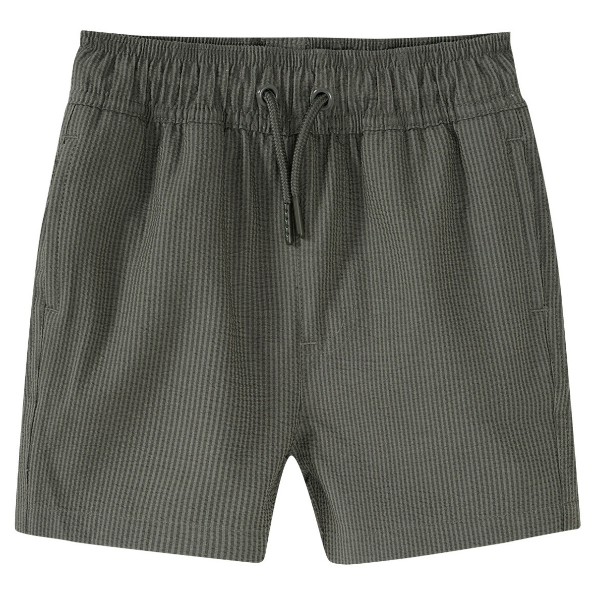 Bild 1 von Jungen Badeshorts aus Seersucker-Gewebe OLIV