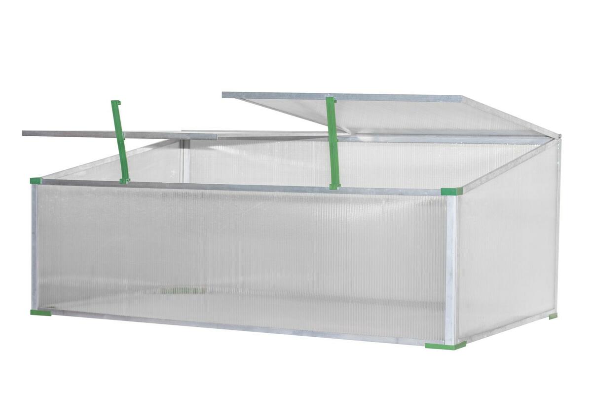 Bild 1 von GARTEN Frühbeet aus Aluminium 100 x 60 x 30/40 cm