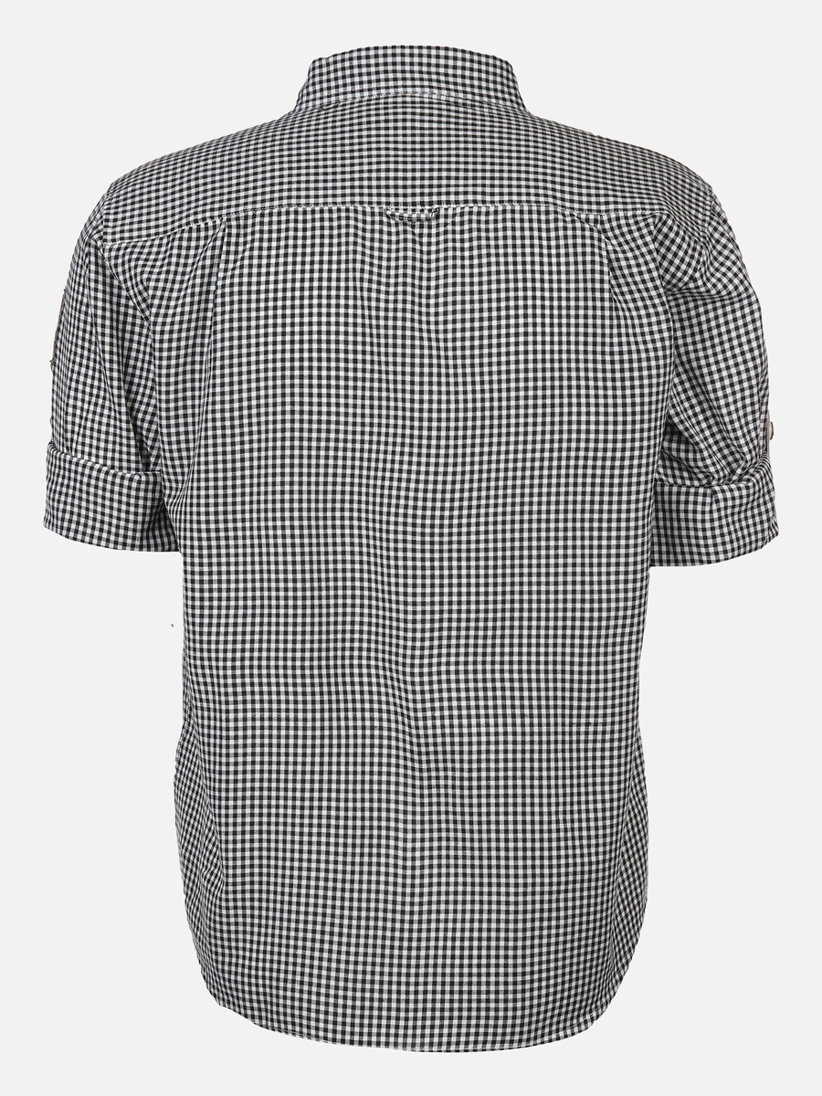 Bild 2 von Herren Trachtenhemd im Karo-Look
                 
                                                        Schwarz