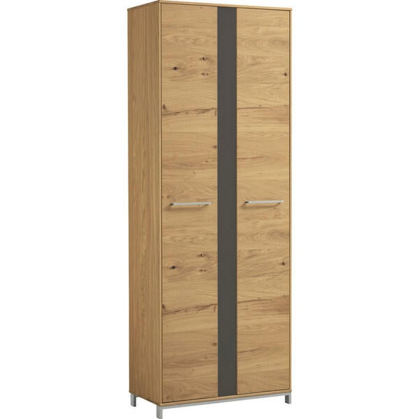 Bild 1 von XXXL GARDEROBENSCHRANK Eiche, Balkeneiche furniert, teilmassiv lackiert Braun