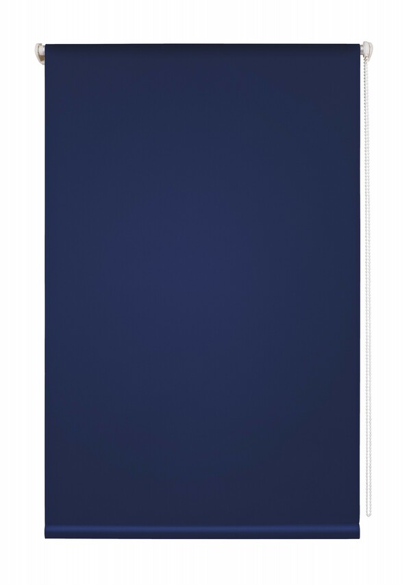 Bild 1 von Lichtblick Thermo-Rollo Klemmfix, ohne Bohren, Verdunkelung - Blau, 90 cm x 150 cm (B x L)