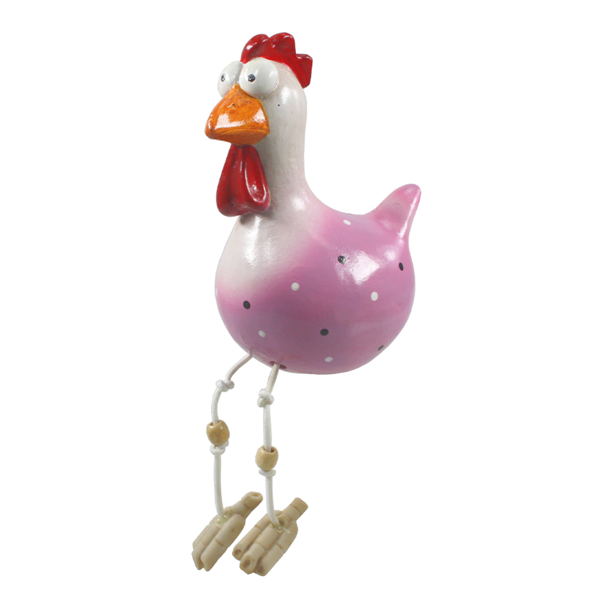 Bild 1 von Powertec Garden Witziges Keramik-Tier - Rosa Huhn "Rosalinde"
