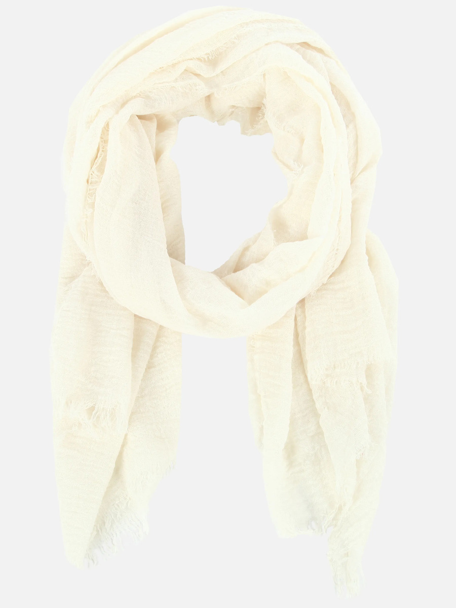 Bild 1 von Damen Crashtuch mit Fransen
                 
                                                        Weiß