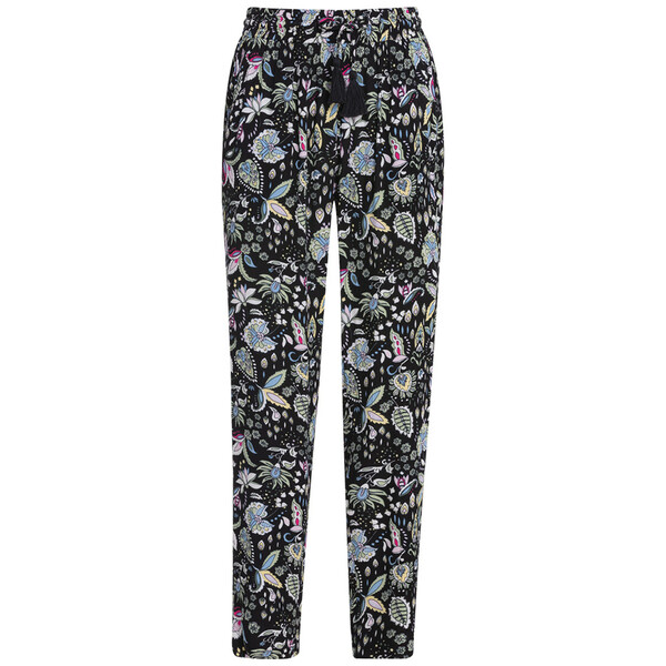 Bild 1 von Damen Jogpants mit Allover-Muster SCHWARZ / BUNT