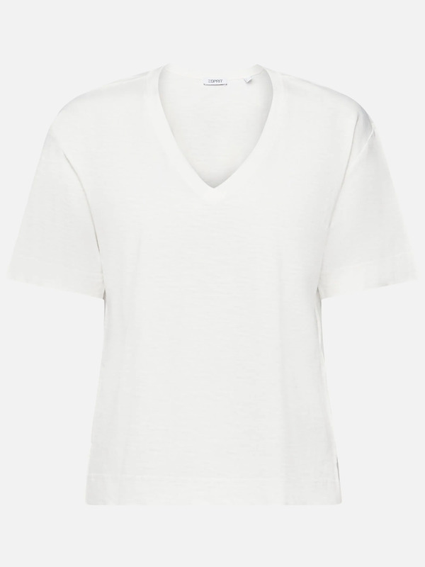 Bild 1 von Damen Shirt mit V-Ausschnitt
                 
                                                        Weiß
