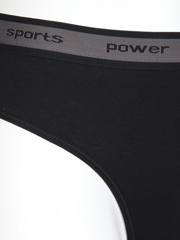 Bild 3 von Damen Slip 2er Pack Powersport
                 
                                                        Schwarz
