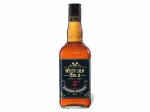 WESTERN GOLD Bourbon Whiskey 5 Jahre 40% Vol