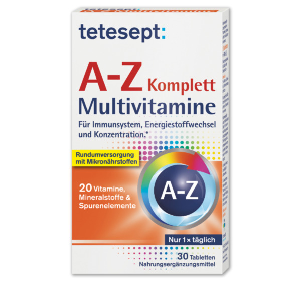 Bild 1 von TETESEPT A–Z Multivitamine*