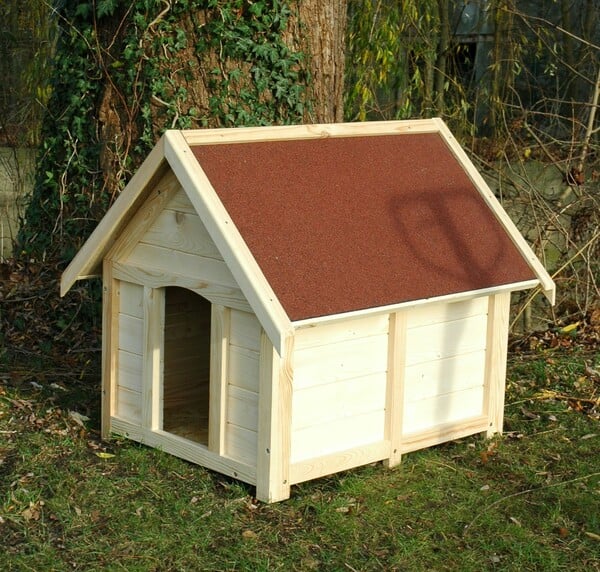 Bild 1 von dobar Hundehütte für draußen, rot, Gr.XL